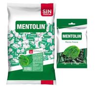 Mentolín caramelos garganta hierbabuena s/a bolsa 1kg y de regalo menta fresca bolsa 200g