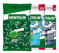 MENTOLIN PACK 3 Kg caramelos duros caramelos duros Menta Fresca & Menta Suave & Eucaliptus