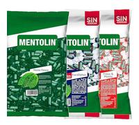 MENTOLIN PACK 3 Kg caramelos duros Menta Fresca & Eucaliptus & Fresa Menta