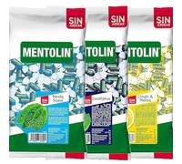 MENTOLIN PACK 3 Kg caramelos sin azúcar garganta Menta Suave & Eucaliptus & Limón Melisa