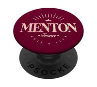 Menton Costa Azul Francia | Menton France Modern PopSockets PopGrip Adhesivo