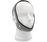 Mentonera Anti Ronquidos, Ajustable Suave Cómodo Altamente Elástico Dispositivos Anti Ronquidos Para Mujeres Y Hombres, Solución Eficaz Solución Para Dormir (Gris)