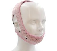 Mentonera Anti Ronquidos, Ajustable Suave Cómodo Altamente Elástico Dispositivos Anti Ronquidos Para Mujeres Y Hombres, Solución Eficaz Solución Para Dormir (Rosa)