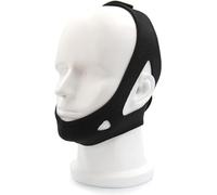 Mentonera Anti Ronquidos, Ajustable Suave Cómodo Altamente Elástico Dispositivos Anti Ronquidos Para Mujeres Y Hombres, Solución Eficaz Solución Para Dormir (Negro)