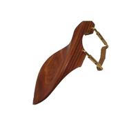 Mentonera para violín 1 pieza de soporte barbilla for violín 4/4 con abrazadera Color dorado madera suave adjunta, rosa ébano, boj, azufaifa, wengué(Color 2)