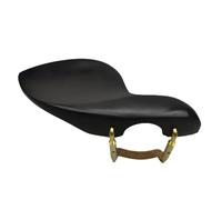 Mentonera ViolíN Mentonera de violín palisandro ébano, mentonera 4/4 instalada, abrazadera Metal, almohadilla apoyo for hombros y barbilla(Violin Chinrest 1 4)