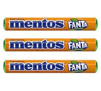 Mentos Fanta Orange Chewy Sweet Rolls 38g