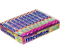Mentos Frutas, Caramelo Masticable con Zumo de Frutas - 20 unidades de 38 gr (Total 760 gr)