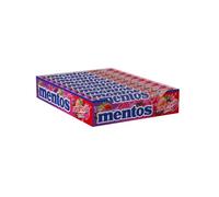 Mentos Mix de Frutos Rojos, Caramelo Masticable - 20 unidades de 38 gr (Total 760 gr)