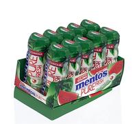 Mentos Pocket Chicle Sandía, Sin Azúcar - 10 unidades de 30 gr. (Total 300 gr.)