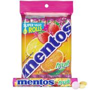 Mentos Rolls, Fruit, 7.92 Ounce Rolls, 6 Count