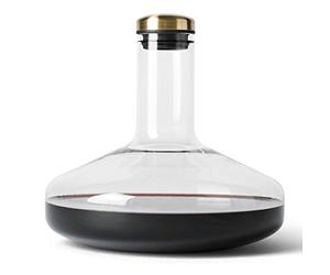 Menu 4683829 New Norm Vino - Decantador Deluxe Oro, Vidrio, Volumen 1,5 L, 21 x 20 x 21 cm