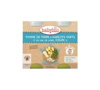 Bbabybio Menu du Jour Potito de Patatas, Judías Verdes y Merluza Salvaje a partir de 6 meses 2 x 200g