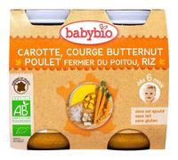 Menú Babybio Pierna/Pollo/Arroz 2X200g