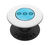 Menú Círculo - Seleccione Más Tres líneas, Tres puntos PopSockets PopGrip Adhesivo