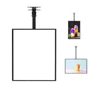 Menú LED luminoso, pantalla LED para restaurantes, cafeterías y salones de belleza, pizarra digital para menús y pantalla retroiluminada LED para cafeterías(50x60cm)