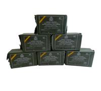 Menú original del Ejército Español MRE Ejército EPA Field Ration B2 (sopa de verduras/carne de res con salsa/ensalada/melocotones en almíbar/pastel de atún