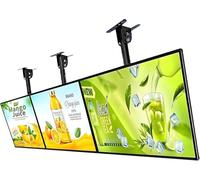 Menú Retroiluminado LED para Restaurante,Cartelera LED Pared,Pantalla Publicitaria,Pantalla De Póster Iluminada HD para Centros Comerciales para cafeterías y tiendas,Escalable Horizont,60*70cm