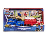 MENUDIKOS - Equipo Patrulla Canina - Camiones de Chase y Marshall - Vehículo a Gran Escala con Figuras de acción inéditas de Chase y Marshall - Deluxe Trucks +22cm - A Partir de 3 años