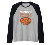 Menudo Amante Sopa Mexicana Menudo Desayuno De Campeones Camiseta Manga Raglan