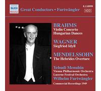 Menuhin y Furtwangler – Johannes Brahms Grabaciones comerciales 1940-50 Vol. 6 – CD – NAXOS