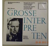 Menuhin - Mozart. Konzert für Violine und Orchester A-dur, g-moll. Violine Yehudi Menuhin. Eterna. Vinyl LP.