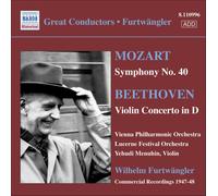 Menuhin:Vienna Symphony No. 40/violin Concerto in D (Fur (CD) (Importación USA)