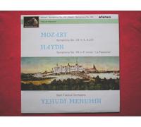Menuhin, Yehudi Mozart Sympony No 29 & Haydn Symphony No 49 LP HMV ASD595 EX/EX 1964 semi-circle label, with Bath Festival Orchestra
