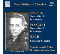 Menuhin Yehudi - Sonates Pour Violon Et Piano