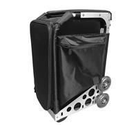 MENURSY Carrito modular de primeros auxilios, funda móvil de emergencia para visita al médico, organizadores de almacenamiento para clínicas y veterinarios, aleación de aluminio, 13.2 pulgadas de