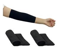 MENURSY PICC Line - Funda protectora para brazo fundido, 2 PCS negro, 9"-14" (≈23-35cm) Upper Arm, 7"-12" (≈18-30cm) Lower Arm