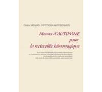 Menus Dautomne Pour La Rectocolite Hémorragique (ebook)