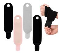 MENUY 4 Piezas Muñequera, Soporte de Muñeca Ajustable para Túnel Carpiano, Wrist Support Transpirable para Mano Izquierda y Derecha, Ideal para Fitness, Deporte y Uso Diario