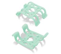 MenYiYDS 2 piezas Clips de Goma para rastreador GPS para Perros, compatibles con rastreador de Actividad GPS Tractive Dog Tracker, Clips de sujeción de Goma de Repuesto,Verde menta