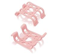 MenYiYDS 2 piezas Clips de Goma para rastreador GPS para Perros, compatibles con rastreador de Actividad GPS Tractive Dog Tracker, Clips de sujeción de Goma de Repuesto,Rosa