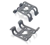 MenYiYDS 2 piezas Clips de Goma para rastreador GPS para Perros, compatibles con rastreador de Actividad GPS Tractive Dog Tracker, Clips de sujeción de Goma de Repuesto,Gris