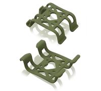 MenYiYDS 2 piezas Clips de Goma para rastreador GPS para Perros, compatibles con rastreador de Actividad GPS Tractive Dog Tracker, Clips de sujeción de Goma de Repuesto,Verde militar