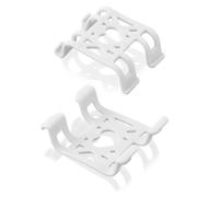 MenYiYDS 2 piezas Clips de Goma para rastreador GPS para Perros, compatibles con rastreador de Actividad GPS Tractive Dog Tracker, Clips de sujeción de Goma de Repuesto,Blanco