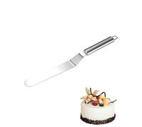 MenYiYDS Espátula para repostería en ángulo,espatula reposteria,espátula de paleta de acero inoxidable,decorativa para glaseado de tartas,magdalenas y pasteles para el hogar,panadería,cocina（6 in）