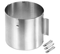 Menz Anillo para Tartas, Acero Inoxidable, Plata, 15 cm