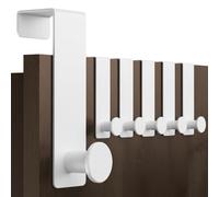 Menz MZ - Ganchos para puerta (6 unidades), color blanco