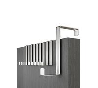 Menz Perchero puerta - 10 piezas ganchos por los grosores de puertas de 36 mm - colgador puerta de acero inoxidable