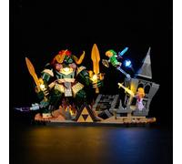 MENZAVA Kit De Luz LED Compatible con Lego Ocarina of Time El Combate Final | Para The Legend of Zelda 77093 - (Juego De Modelo No Incluido)