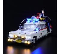 MENZAVA Luz Compatible con Lego 10274 ECTO-1 de los Cazafantasmas Icons. - Kit de iluminación LED para el Modelo de Bloques de construcción (Modelos NO Incluido)