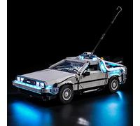 MENZAVA Luz Compatible con Lego 10300 Máquina del Tiempo de Regreso al Futuro Icons. - Kit de iluminación LED para el Modelo de Bloques de construcción (Modelos NO Incluido)