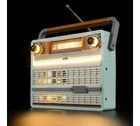 MENZAVA Luz Compatible con Lego 10334 Radio Retro Icons. - Kit de iluminación LED para el Modelo de Bloques de construcción (Modelos NO Incluido)