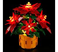 MENZAVA Luz Compatible con Lego 10370 Flor de Pascua Botanical Collection - Kit de iluminación LED para el Modelo de Bloques de construcción (Modelos NO Incluido)