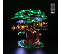 MENZAVA Luz Compatible con Lego 21318 Casa del Árbol Ideas. - Kit de iluminación LED para el Modelo de Bloques de construcción (Modelos NO Incluido)