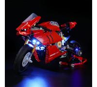MENZAVA Luz Compatible con Lego 42107 Ducati Panigale V4 R Technic. - Kit de iluminación LED para el Modelo de Bloques de construcción (Modelos NO Incluido)