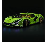 MENZAVA Luz Compatible con Lego 42115 Lamborghini Sián FKP 37 Technic. - Kit de iluminación LED para el Modelo de Bloques de construcción (Modelos NO Incluido)